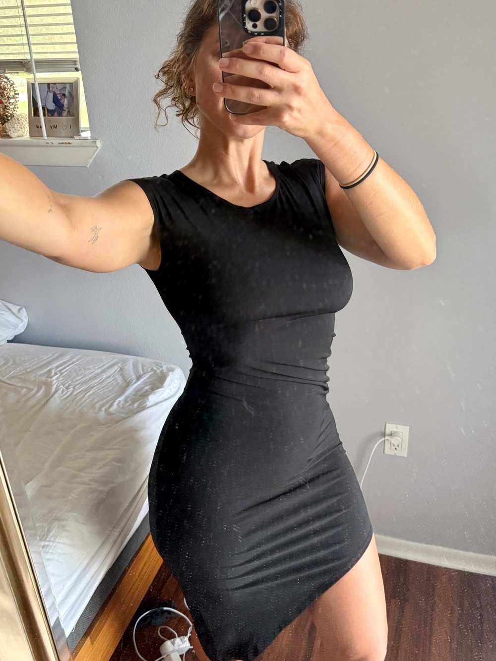 BCBGeneration Women's Black Dress Bodycon Mini Dress